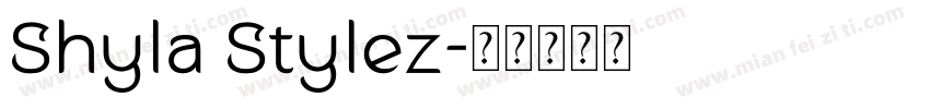 Shyla Stylez字体转换